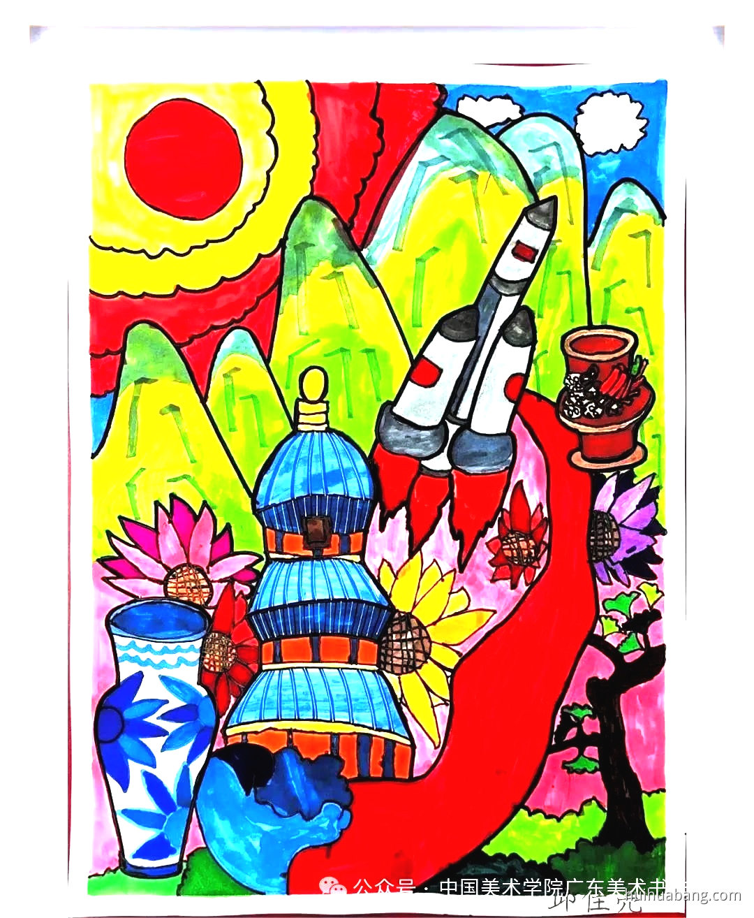 美丽中国中国特色中国风主题绘画展（8张）-绘画帮