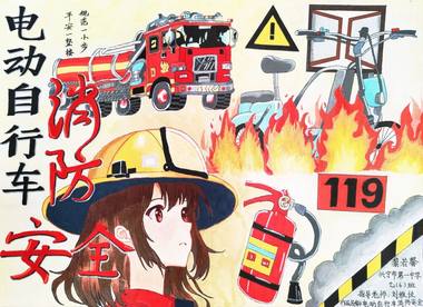 大火都由小火起，快灭小火莫迟疑||消防日绘画一等奖（7张）