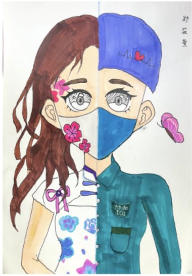 愿护士朋友护好幸福,一生平安||护士节一等奖绘画（8张）