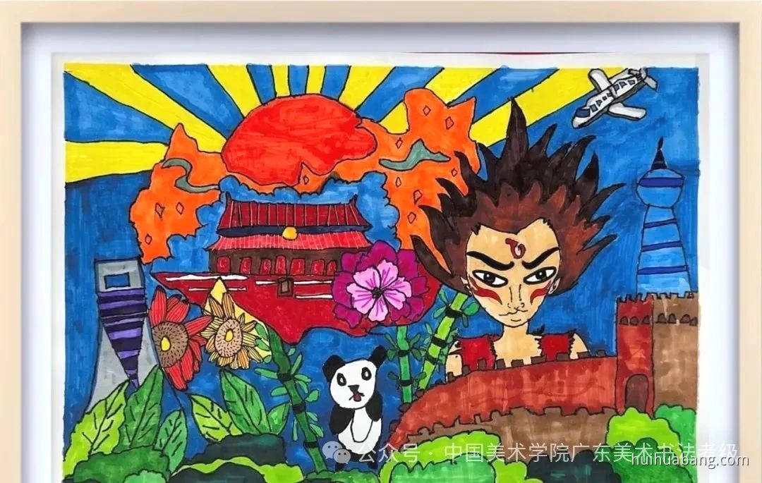 美丽中国“中国风”绘画一等奖作品（8张）-绘画帮