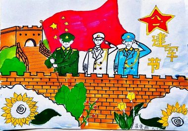 铁血铸军魂，壮志卫家国||8.1建军节精选绘画（7张）